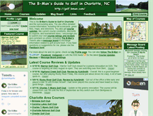 Tablet Screenshot of golf.bman.com
